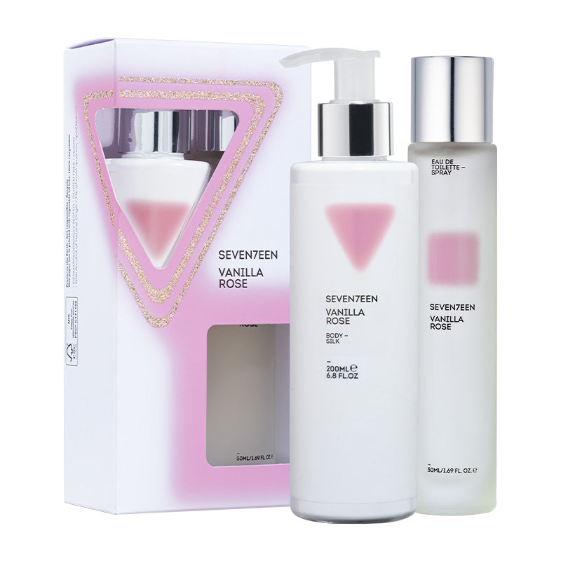 SEVEN7EEN K-T BODY SILK 200ML & EDT 50ML VANILLA ROSE