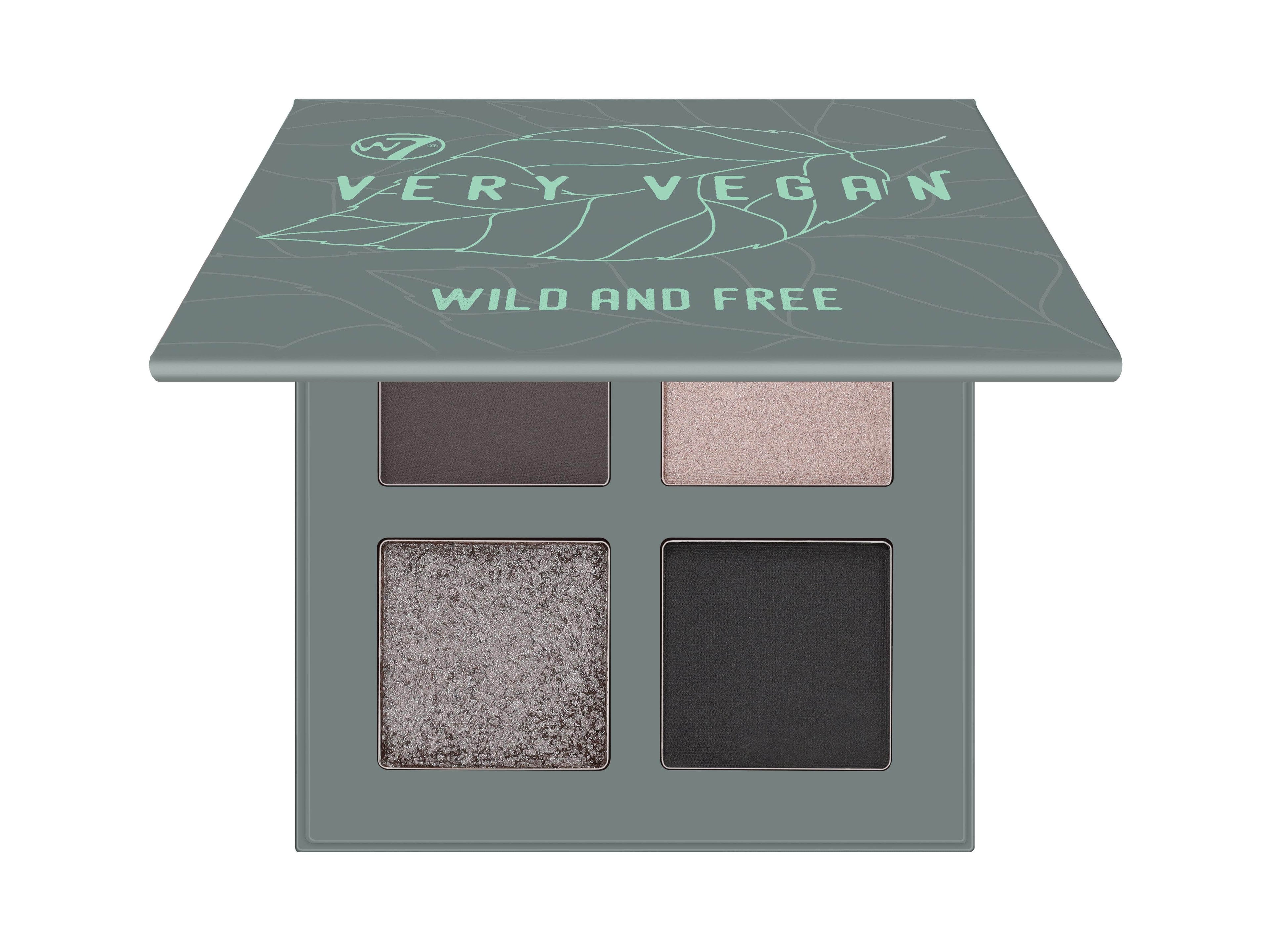 W7-Very Vegan Pressed Pigment Quad