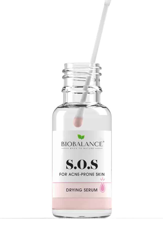 BIOBALANCE S.O.S СЕРУМ ИЗСУШАВАЩ СРЕЩУ  АКНЕ 20 МЛ