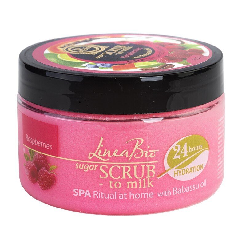 Linea Bio SPA Скраб за тяло Малина с Масло от Бабасу 350гр