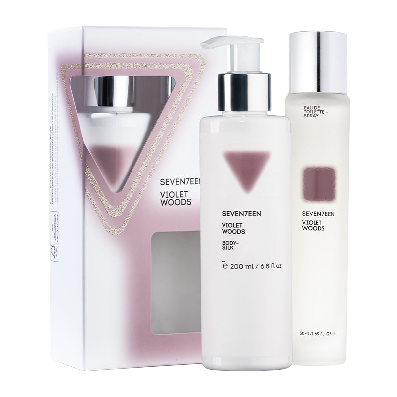 SEVEN7EEN K-T BODY SILK 200ML & EDT 50ML VIOLET WOODS