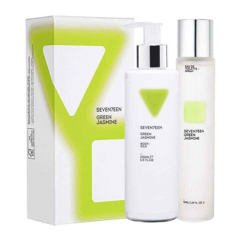 SEVEN7EEN K-T BODY SILK 200ML & EDT 50ML GREEN JASMINE