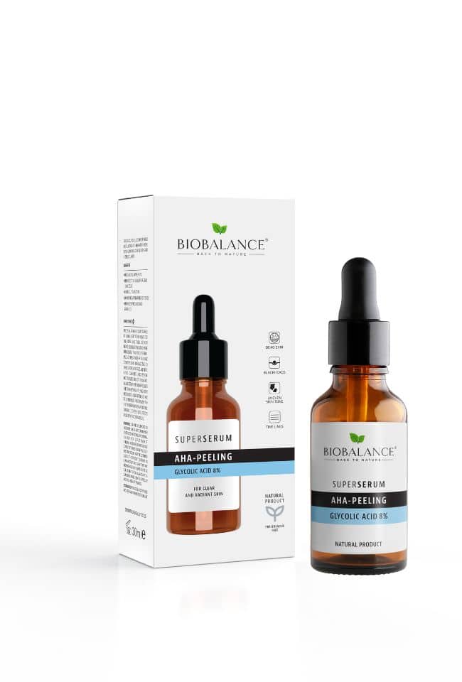 BIOBALANCE СУПЕР СЕРУМ ПИЛИНГ AHA-PEELING, 30 МЛ