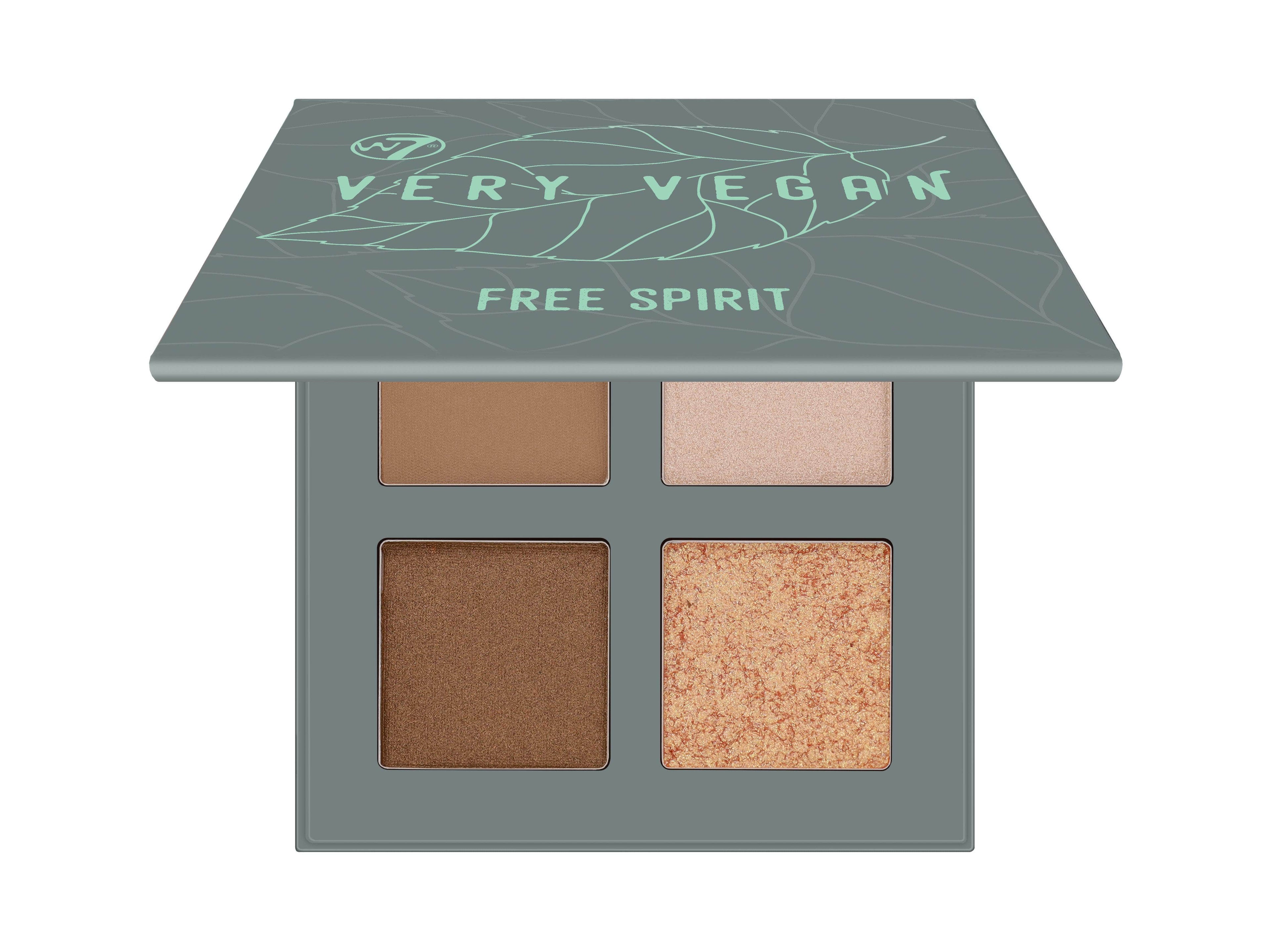W7-Very Vegan Pressed Pigment Quad