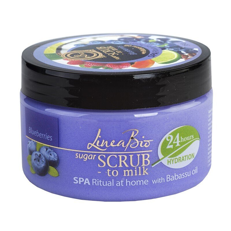 Linea Bio SPA Скраб за тяло Боровинка с масло от Бабасу 350гр