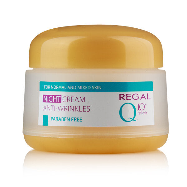 REGAL Q10+ НОЩЕН КРЕМ ПРОТИВ БРЪЧКИ-50мл