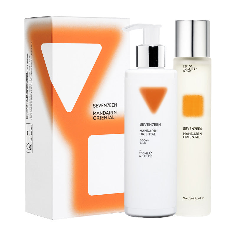 SEVEN7EEN K-T BODY SILK 200ML & EDT 50ML MANDARIN
