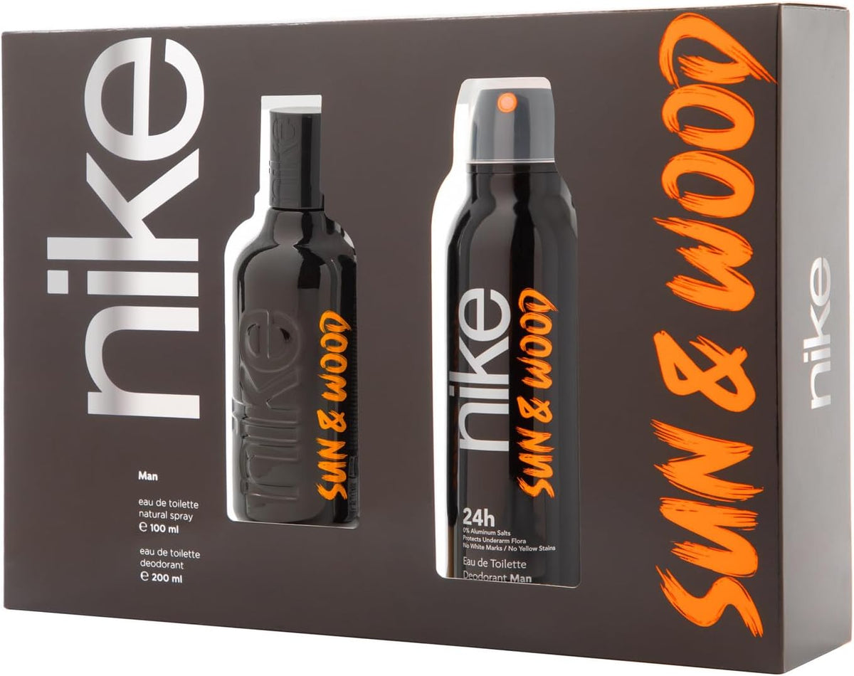NIKE Sun & wood / edt 100ml + deo / MAN K-T