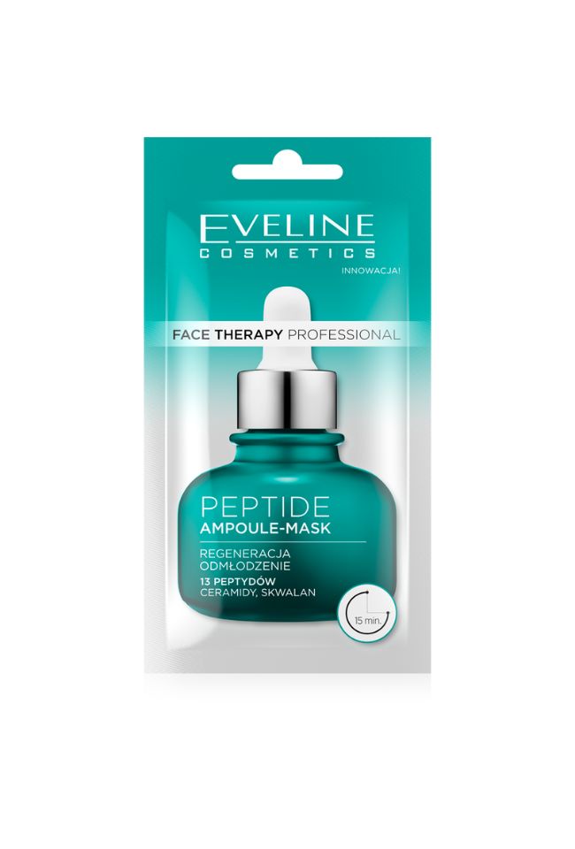 EVELINE FACE THERAPY AMPOULE-MASK С ПЕПТИДИ 8мл
