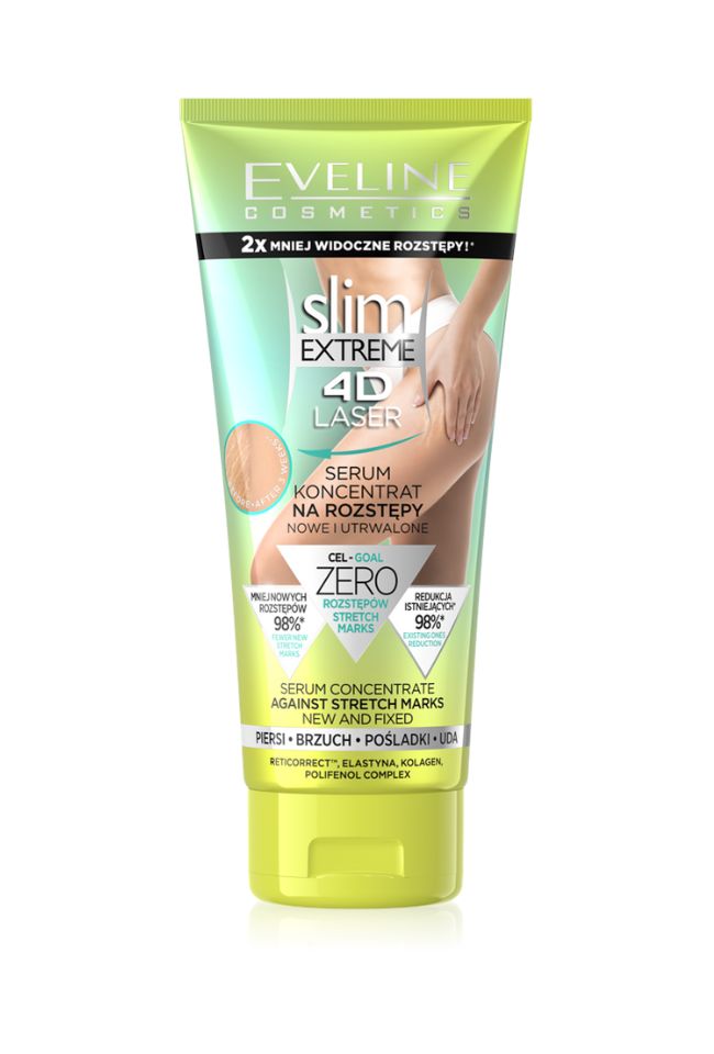 EVELINE SLIM EXTR 4D LASER КОНЦЕНТРИРАН СЕРУМ СРЕЩУ СТРИИ 250мл