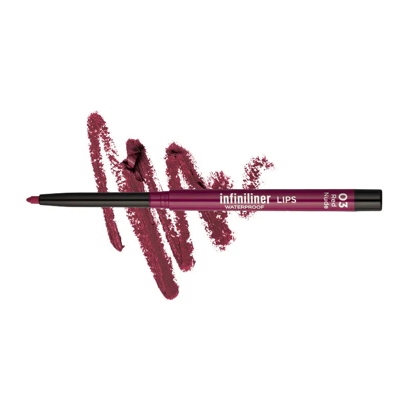 MON REVE INFINILINER WATERPROOF LIPS 03 RED NUDE